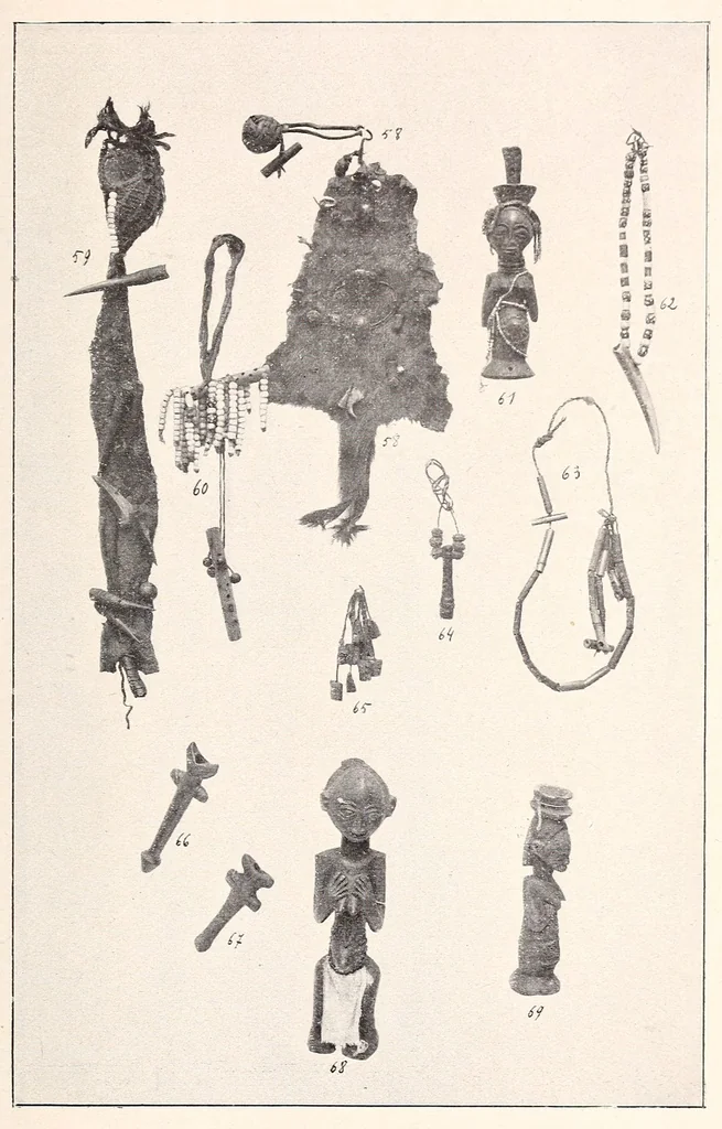 An illustration from Les Baluba (Congo Belge), 1913, leaf 575