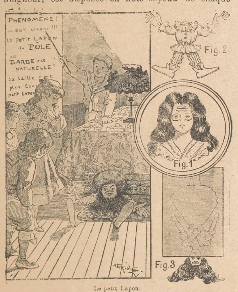 An illustration from Les Bons Jeudis ( 5e Édition ] Tit Tom, 1924, leaf 166