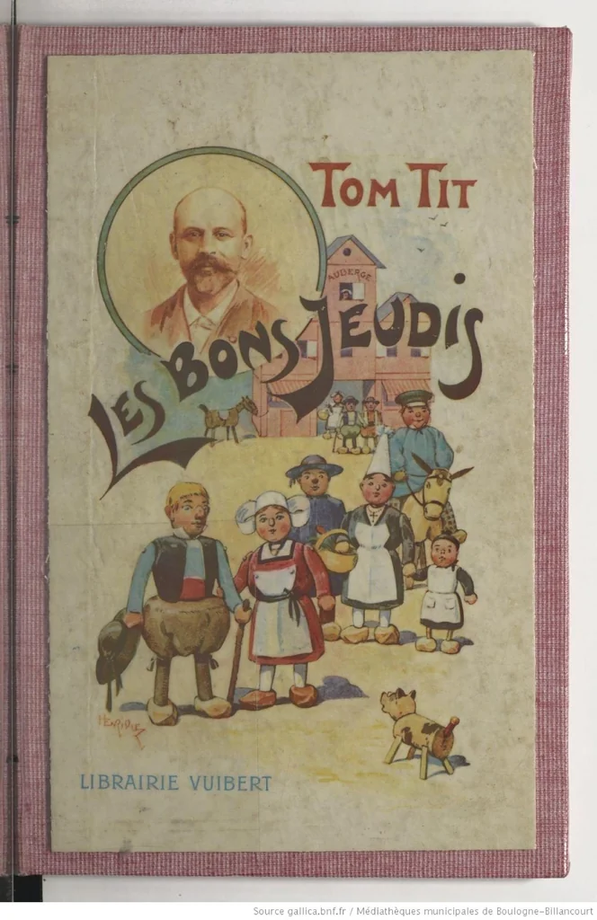 An illustration from Les Bons Jeudis ( 5e Édition ] Tit Tom, 1924, leaf 2