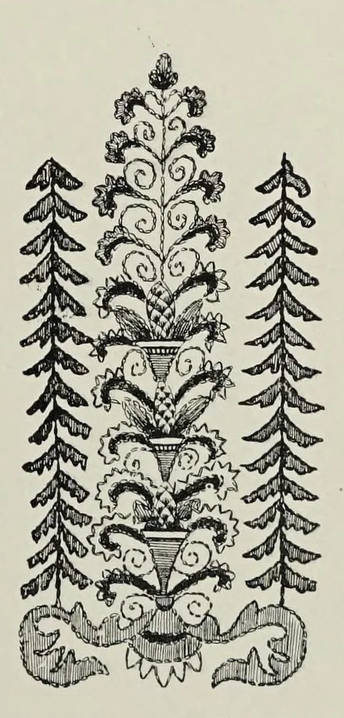 An illustration from Les broderies et les dentelles (cours en quarante leçonś), 1905, leaf 15