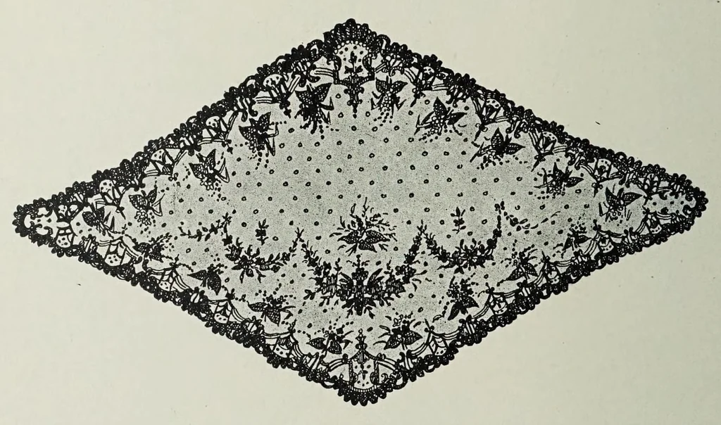 An illustration from Les broderies et les dentelles (cours en quarante leçonś), 1905, leaf 172