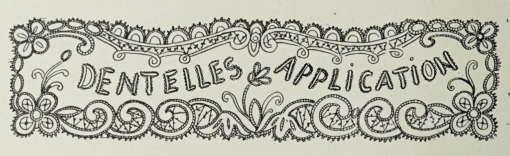 An illustration from Les broderies et les dentelles (cours en quarante leçonś), 1905, leaf 202