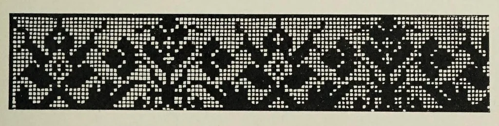 An illustration from Les broderies et les dentelles (cours en quarante leçonś), 1905, leaf 21