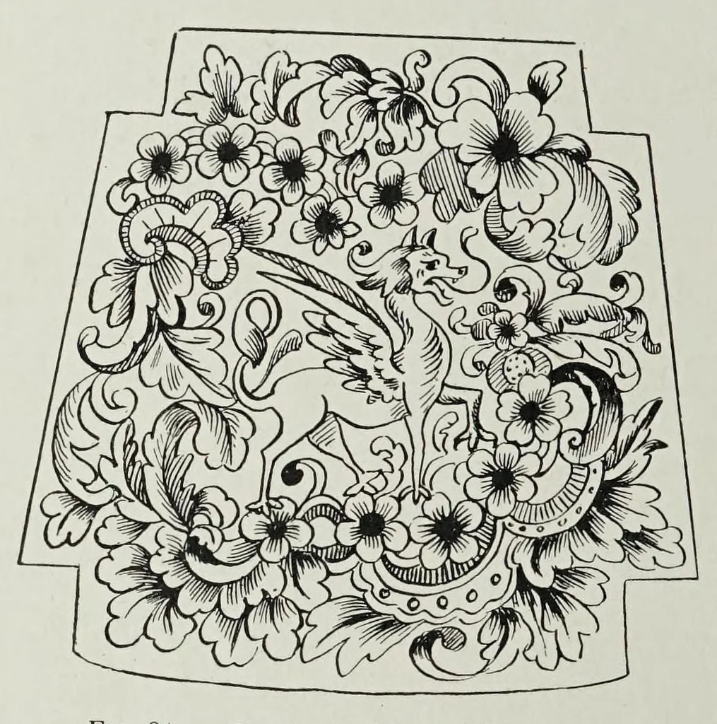 An illustration from Les broderies et les dentelles (cours en quarante leçonś), 1905, leaf 30