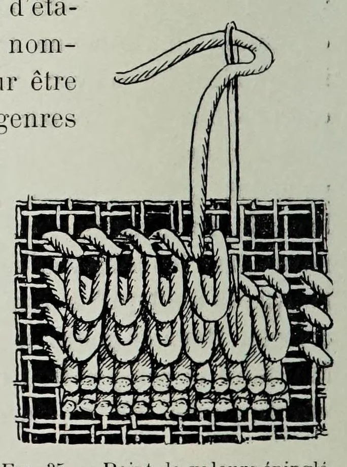 An illustration from Les broderies et les dentelles (cours en quarante leçonś), 1905, leaf 38