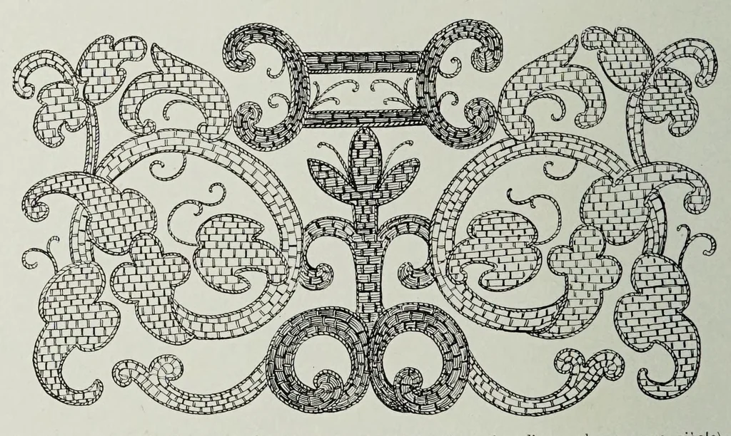 An illustration from Les broderies et les dentelles (cours en quarante leçonś), 1905, leaf 72