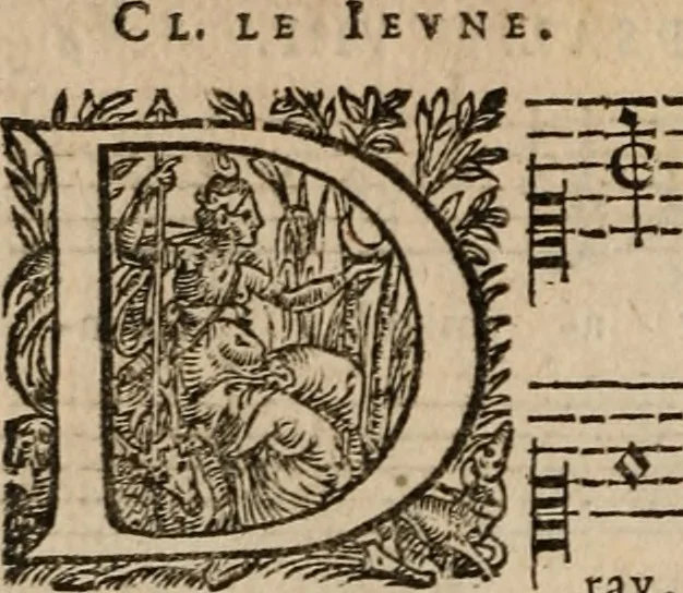 An illustration from Les cent cinquante Psaumes de David:, 1613, leaf 21