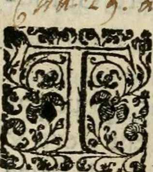 An illustration from Les Chartes nouvelles du pays et comté de Haynnau .., 1666, leaf 103