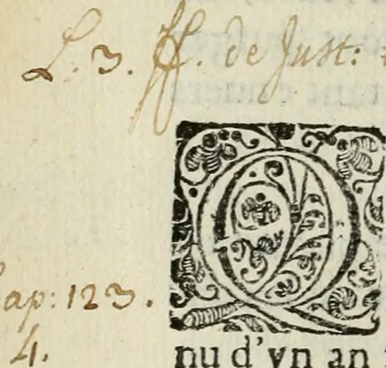 An illustration from Les Chartes nouvelles du pays et comté de Haynnau .., 1666, leaf 55