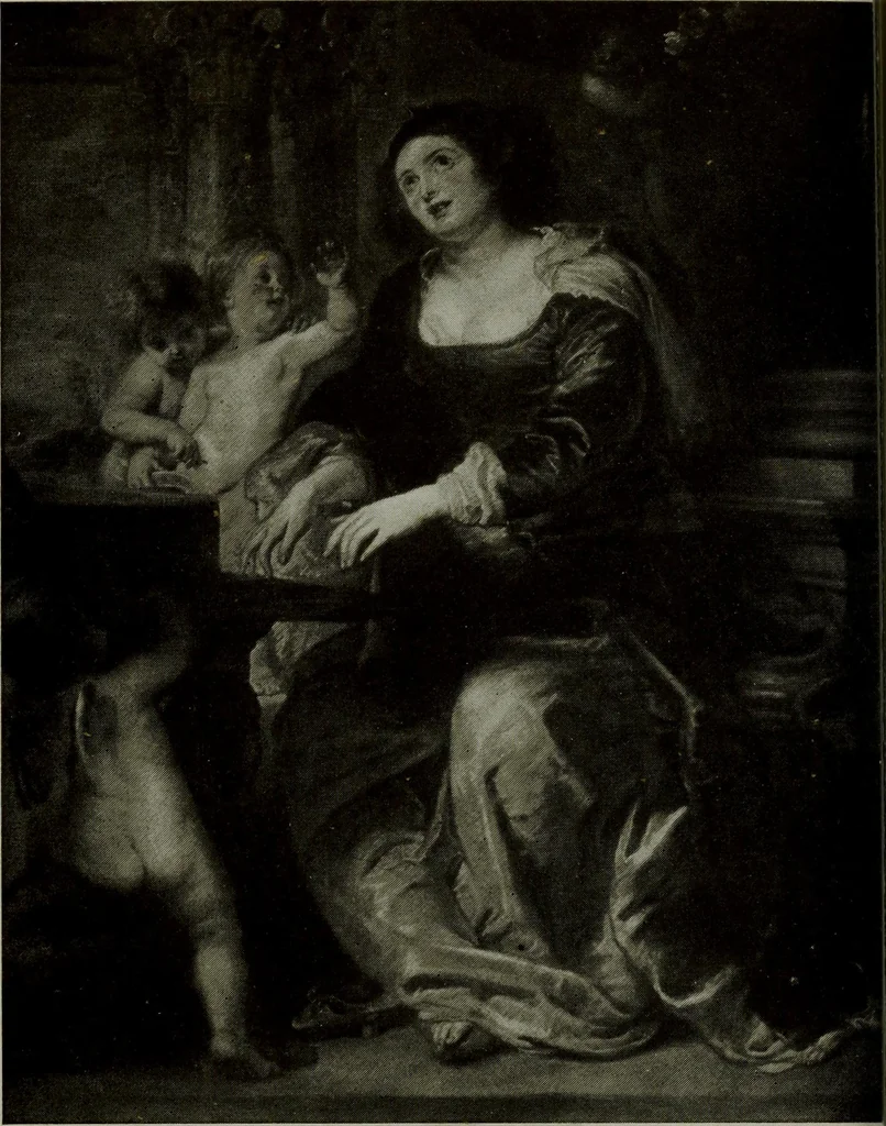 An illustration from Les chefs-d'oeuvres de Rubens (1577-1640) : soixante reproductions photographiques des peintures originales, 1918, leaf 43