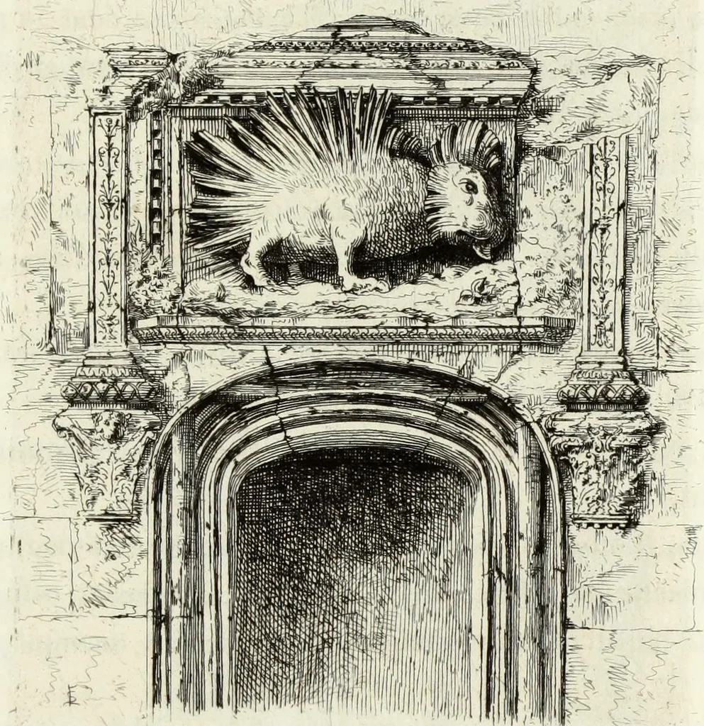 An illustration from Les châteaux historiques de la France, 1877, leaf 108