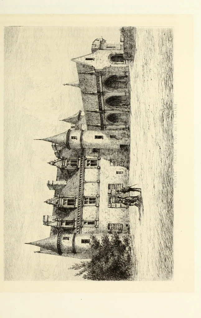 An illustration from Les châteaux historiques de la France, 1877, leaf 110