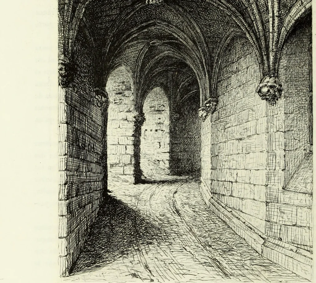 An illustration from Les châteaux historiques de la France, 1877, leaf 113