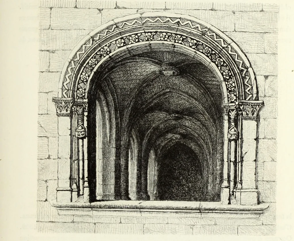 An illustration from Les châteaux historiques de la France, 1877, leaf 122