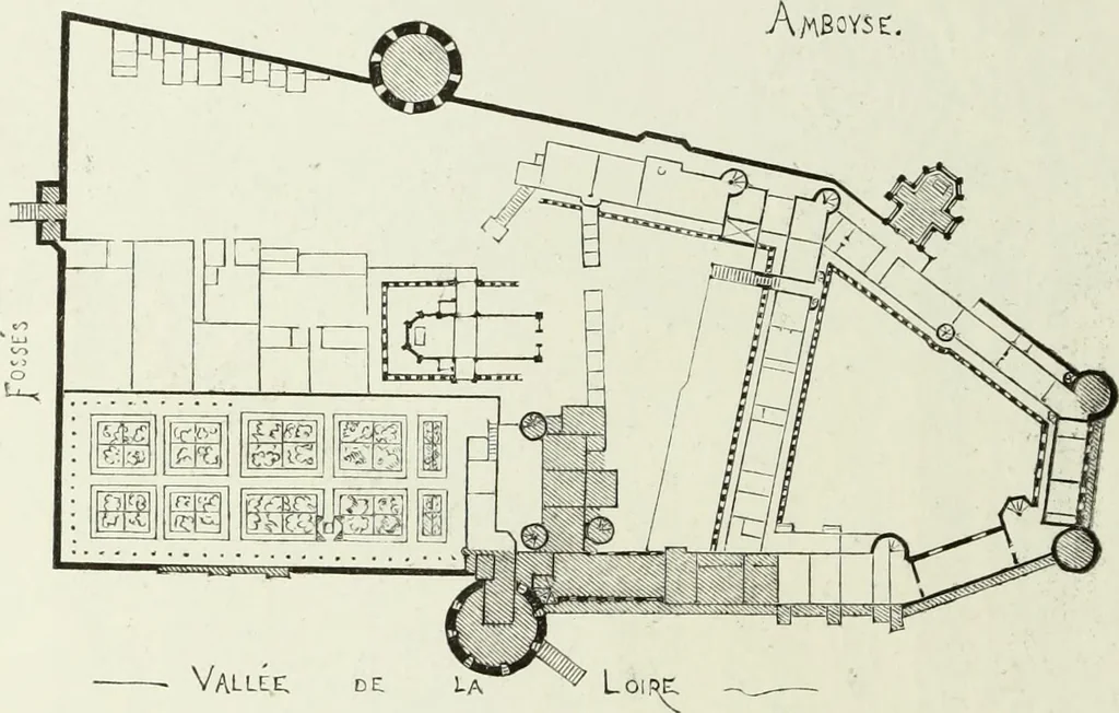 An illustration from Les châteaux historiques de la France, 1877, leaf 123