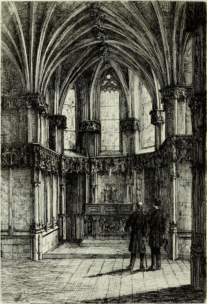 An illustration from Les châteaux historiques de la France, 1877, leaf 129