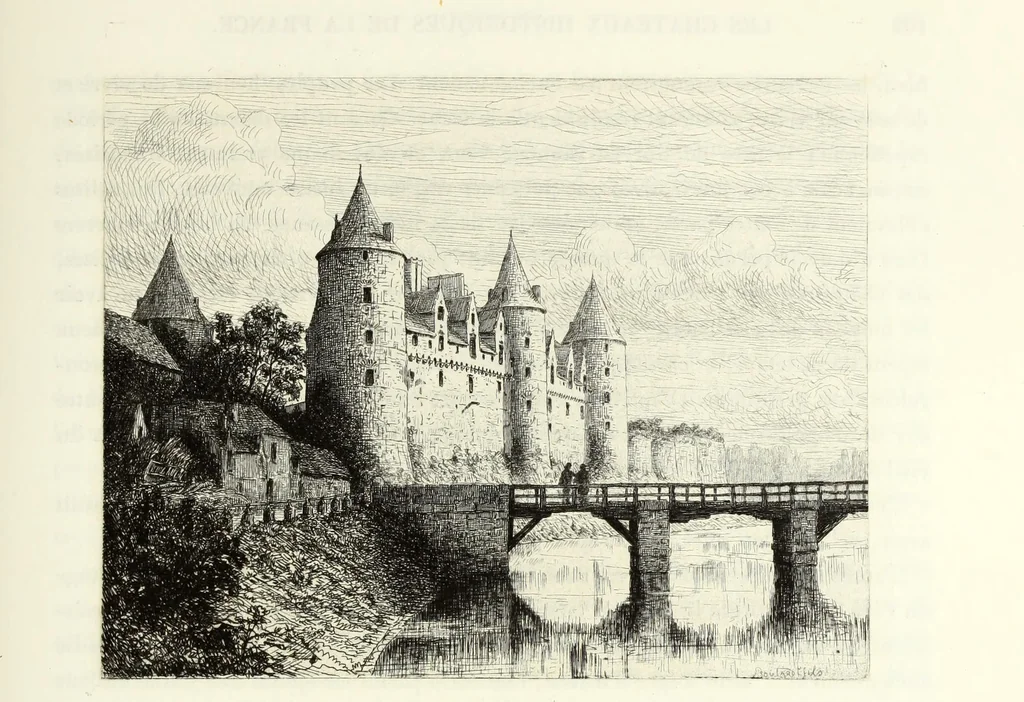 An illustration from Les châteaux historiques de la France, 1877, leaf 134