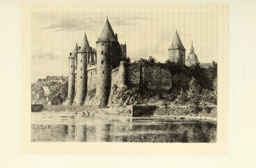 An illustration from Les châteaux historiques de la France, 1877, leaf 138
