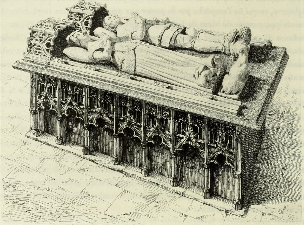 An illustration from Les châteaux historiques de la France, 1877, leaf 143