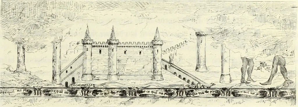 An illustration from Les châteaux historiques de la France, 1877, leaf 146