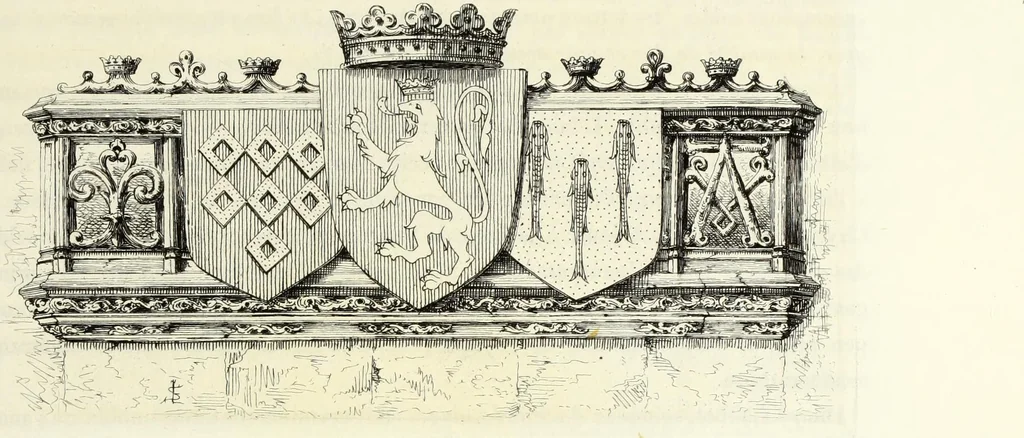 An illustration from Les châteaux historiques de la France, 1877, leaf 150