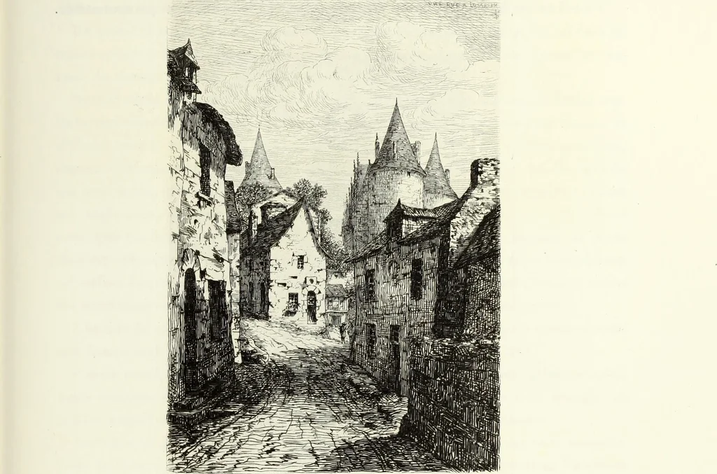 An illustration from Les châteaux historiques de la France, 1877, leaf 162