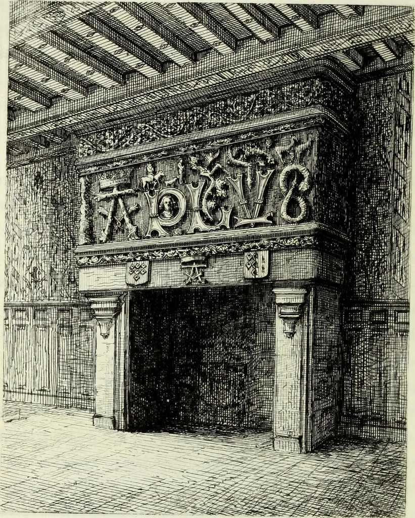 An illustration from Les châteaux historiques de la France, 1877, leaf 165