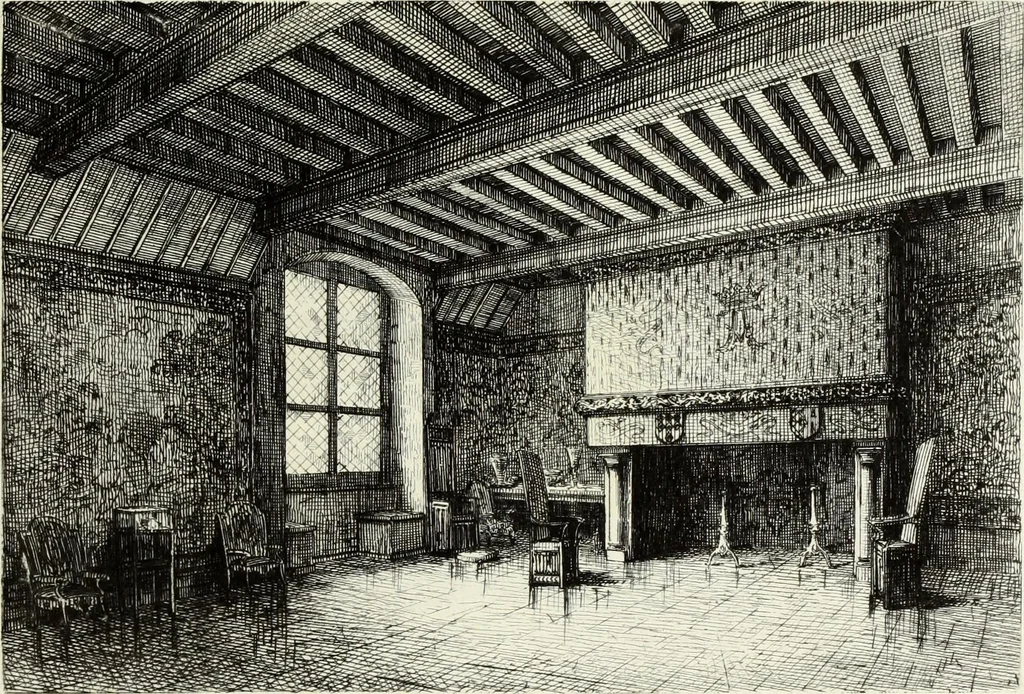 An illustration from Les châteaux historiques de la France, 1877, leaf 166