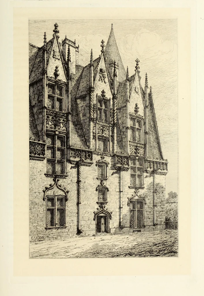 An illustration from Les châteaux historiques de la France, 1877, leaf 168