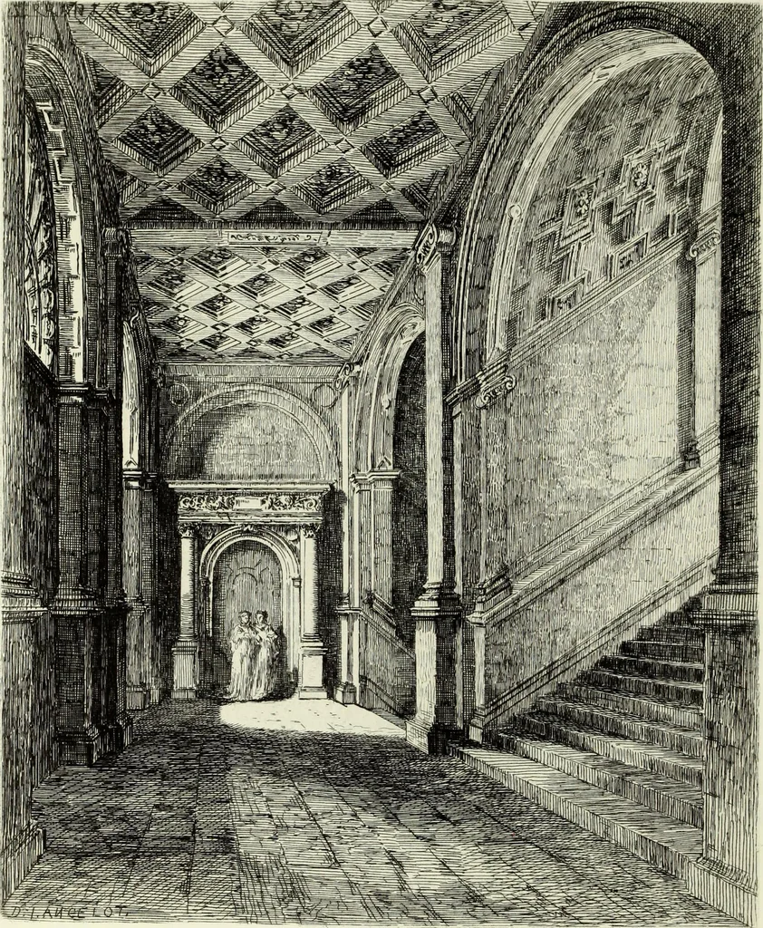 An illustration from Les châteaux historiques de la France, 1877, leaf 179