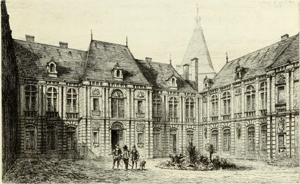 An illustration from Les châteaux historiques de la France, 1877, leaf 18