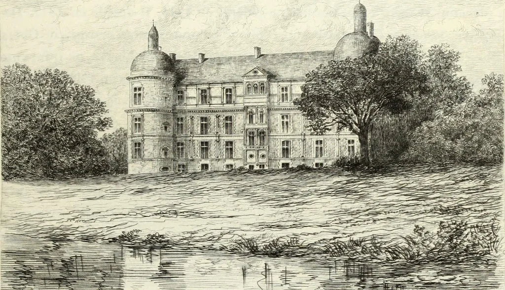An illustration from Les châteaux historiques de la France, 1877, leaf 190