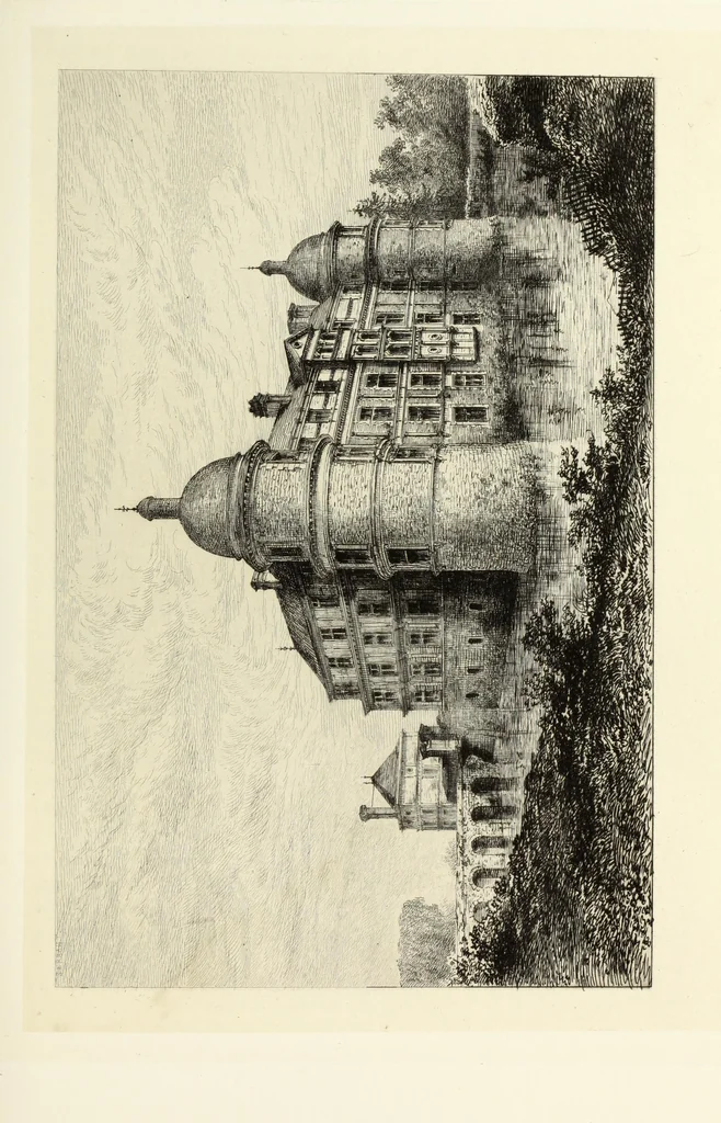 An illustration from Les châteaux historiques de la France, 1877, leaf 194
