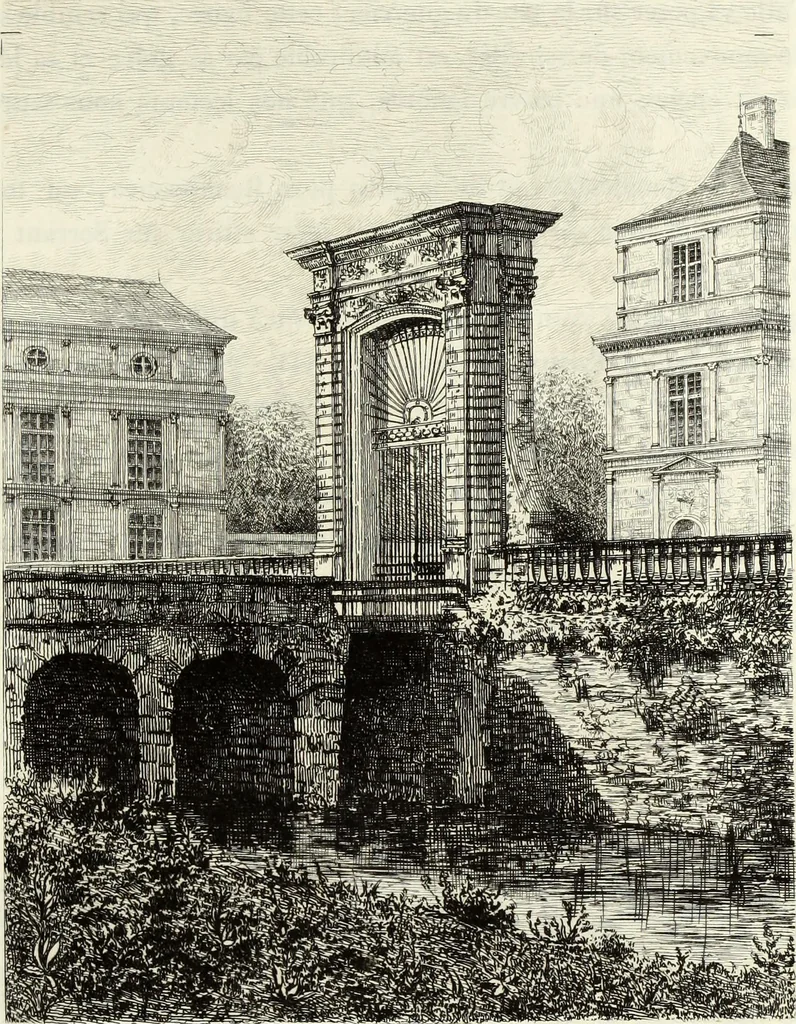 An illustration from Les châteaux historiques de la France, 1877, leaf 198