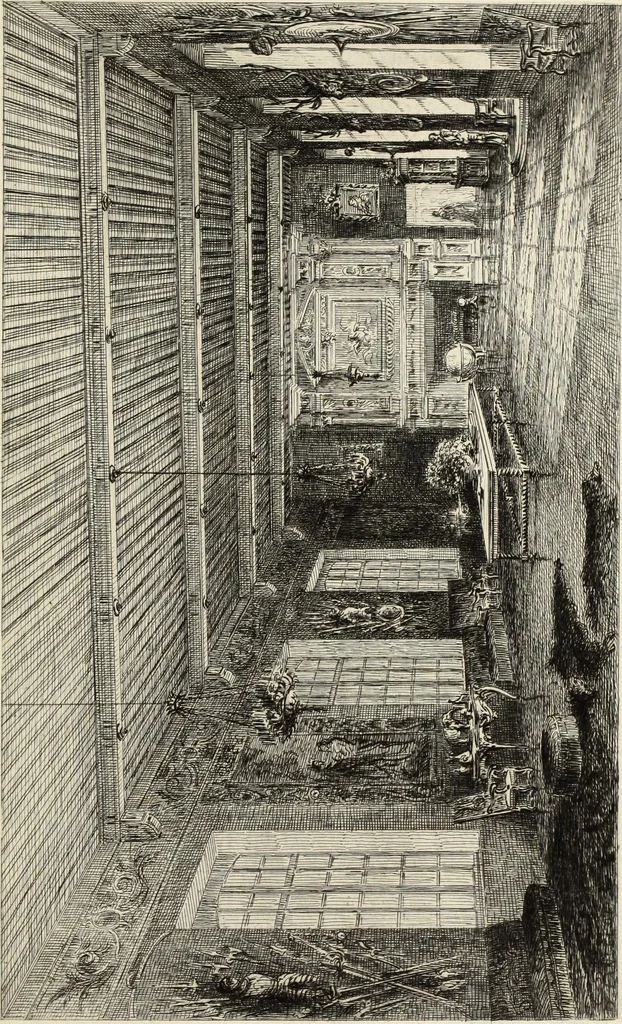 An illustration from Les châteaux historiques de la France, 1877, leaf 20