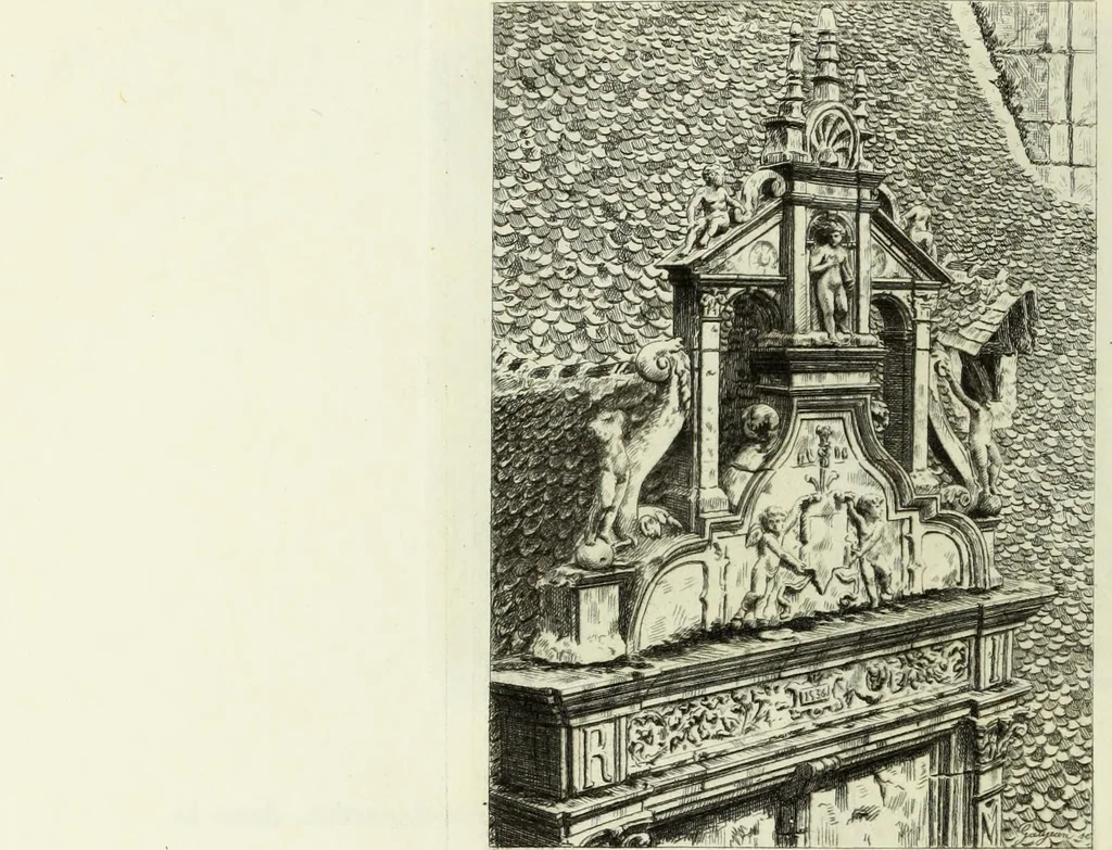 An illustration from Les châteaux historiques de la France, 1877, leaf 225