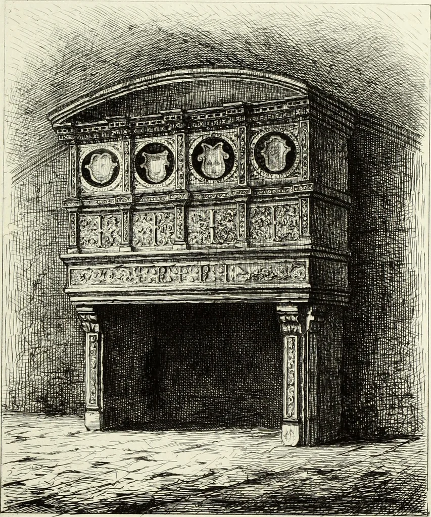 An illustration from Les châteaux historiques de la France, 1877, leaf 228