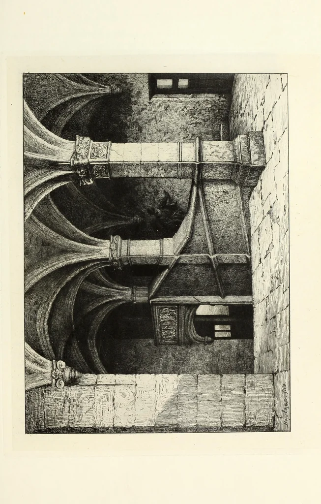 An illustration from Les châteaux historiques de la France, 1877, leaf 230