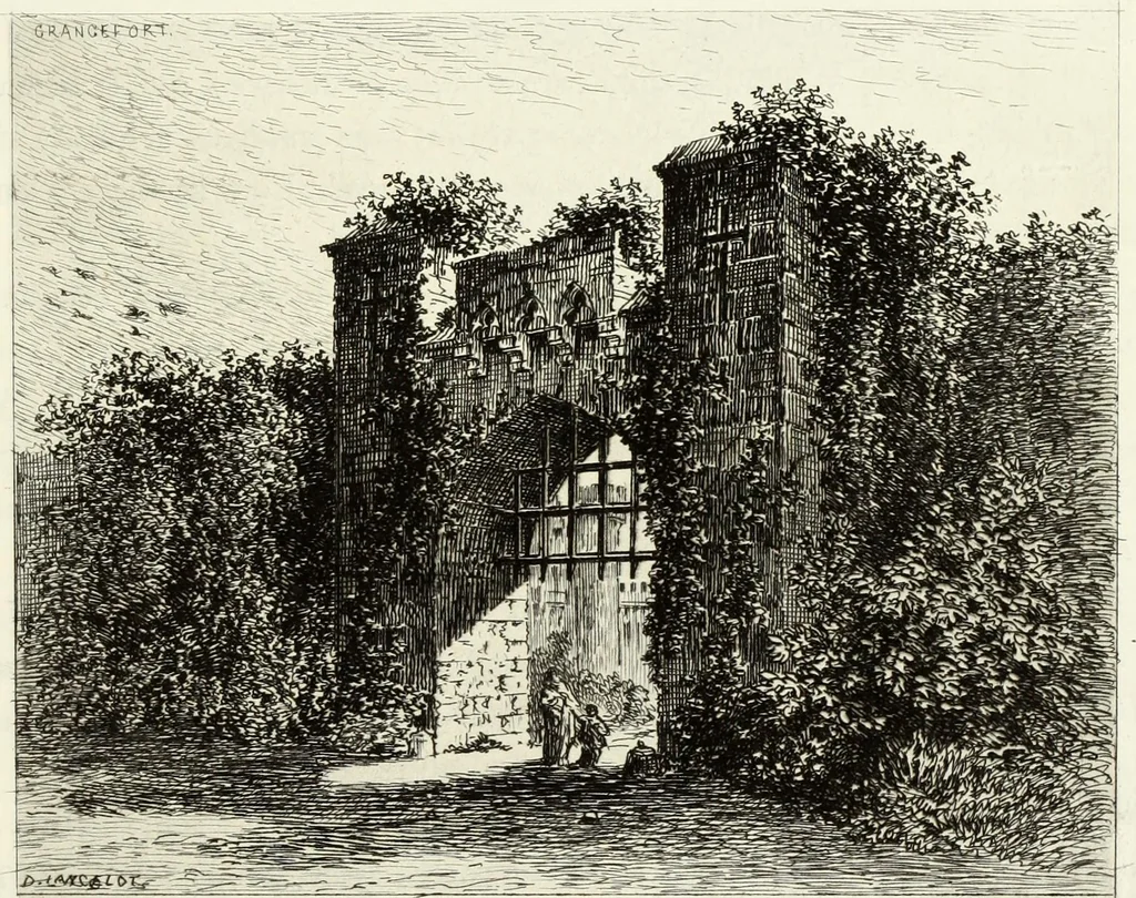 An illustration from Les châteaux historiques de la France, 1877, leaf 246