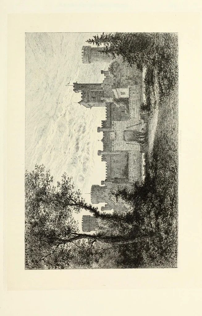 An illustration from Les châteaux historiques de la France, 1877, leaf 248