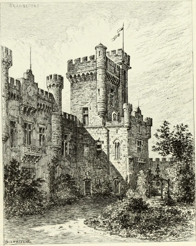An illustration from Les châteaux historiques de la France, 1877, leaf 252