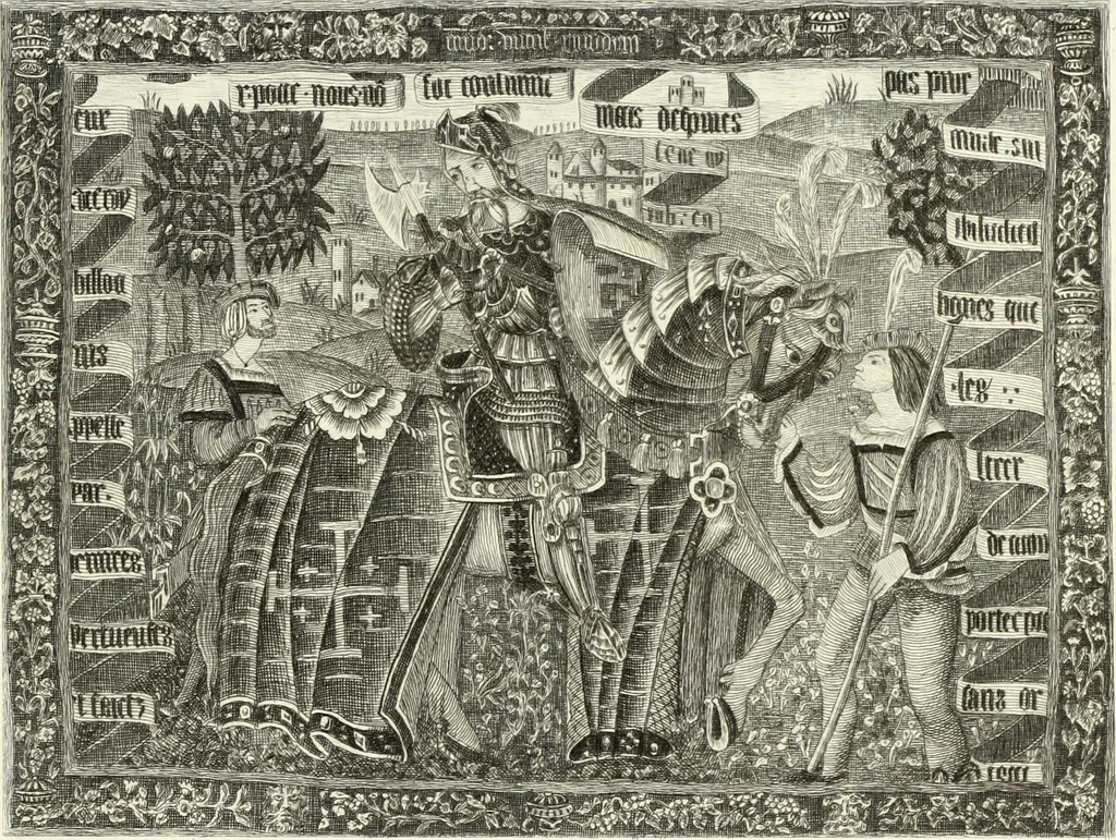 An illustration from Les châteaux historiques de la France, 1877, leaf 254