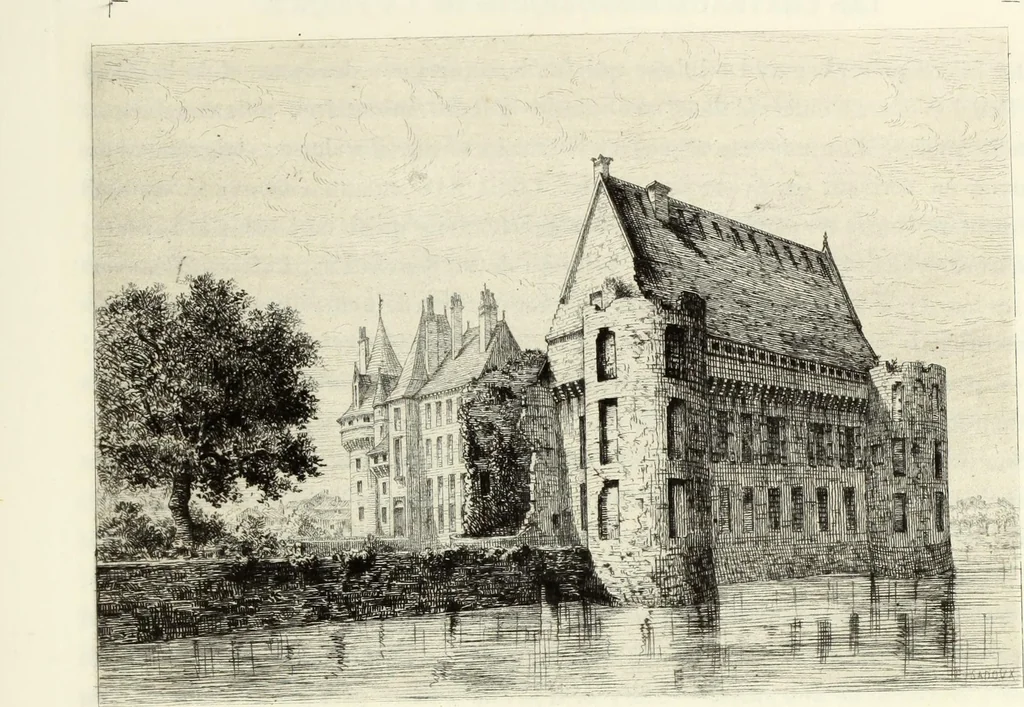 An illustration from Les châteaux historiques de la France, 1877, leaf 32