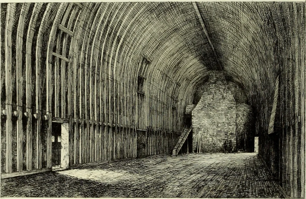 An illustration from Les châteaux historiques de la France, 1877, leaf 37