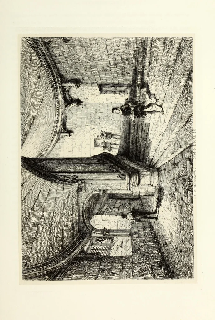 An illustration from Les châteaux historiques de la France, 1877, leaf 58
