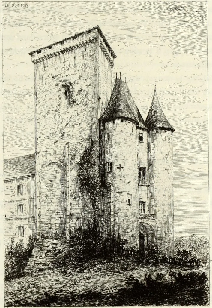 An illustration from Les châteaux historiques de la France, 1877, leaf 62