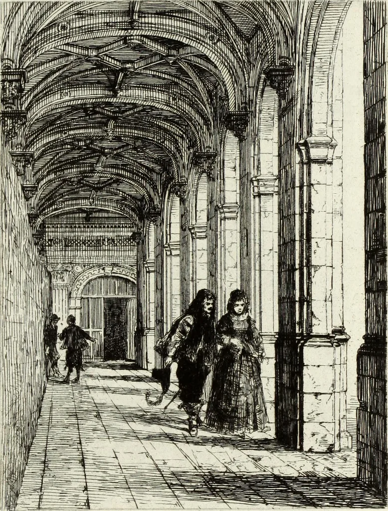 An illustration from Les châteaux historiques de la France, 1877, leaf 72