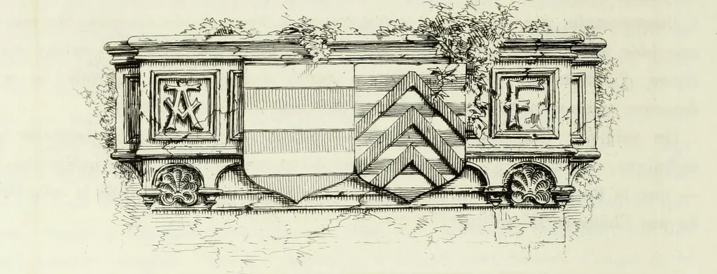 An illustration from Les châteaux historiques de la France, 1877, leaf 77