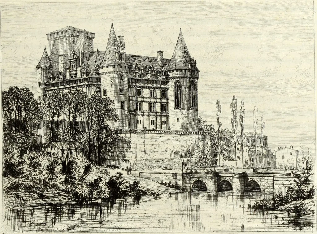 An illustration from Les châteaux historiques de la France, 1877, leaf 80