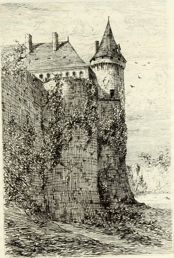 An illustration from Les châteaux historiques de la France, 1877, leaf 86